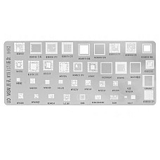 BGA-трафарет A482, MSM8996, MT6582, LC860C, MSM8956, MSM8928, MSM8974, MT6737V, MSM8939, MT6795, 39 in 1