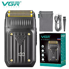 Электробритва VGR V-363, Триммер для усов, Электробритва с насадками для бороды, Триммер беспроводной