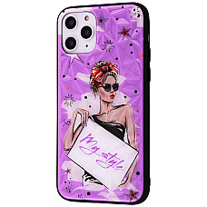 Чехол для Apple Iphone 11 Pro фиолетовый