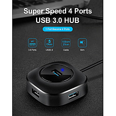 Розгалужувач USB 3.0 hub концентратор  Хаб на 4 порти кубик