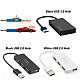 USB 2.0 hub 4 порта Хаб компакт