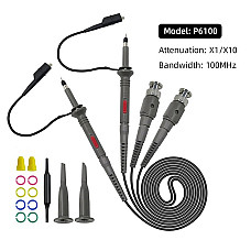 Зонди Щупи для Осцилографа Cleqee P6100 100 МГц Комплект 2 штуки