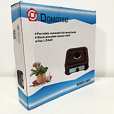 Газова плита DOMOTEC MS-6601 на 1 конфорку. Колір: сірий