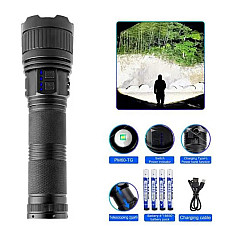 Фонарь CB-G400 WHITE LASER LED PM60-TG, Сильный фонарик, Фонарь ручной тактический
