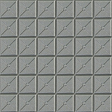 Самоклеюча декоративна 3D панель квадрат срібло 700x700x8мм (177) SW-00000188