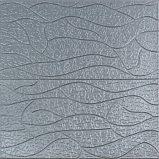 Панель 3D 700х700х6мм Срібло SW-00001951